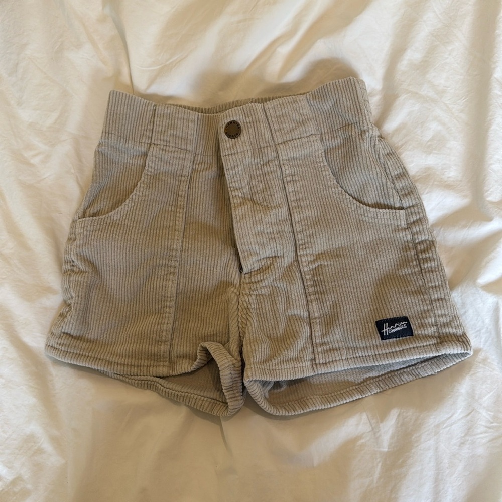 Hammies High Waisted Corduroy Shorts